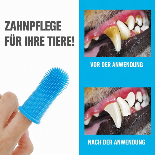 🦷 360° Zahnbürste für Hunde & Katzen