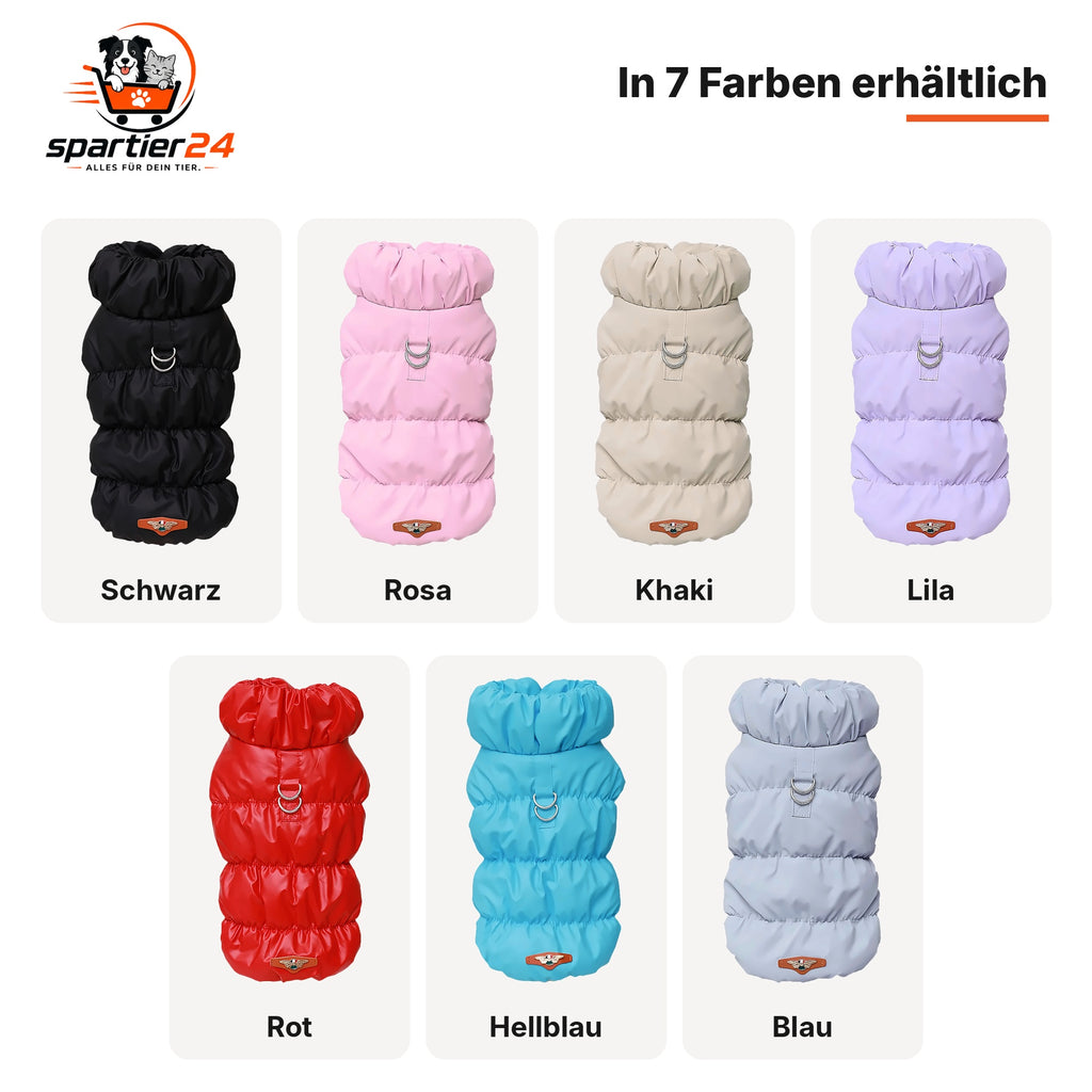 Gefütterte Winterjacke für kleine Hunde & Katzen – für Chihuahua und Yorkshire