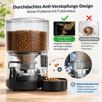 Futterautomat für Katzen, 4 Liter – automatischer Futterspender