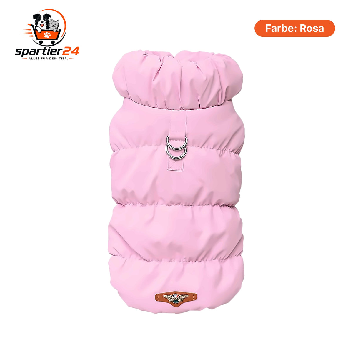Gefütterte Winterjacke für kleine Hunde & Katzen – warm gefütterter Hundemantel