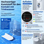 Trinkbrunnen für Katzen & kleine Hunde, 3 Liter – Katzenbrunnen ohne Filter