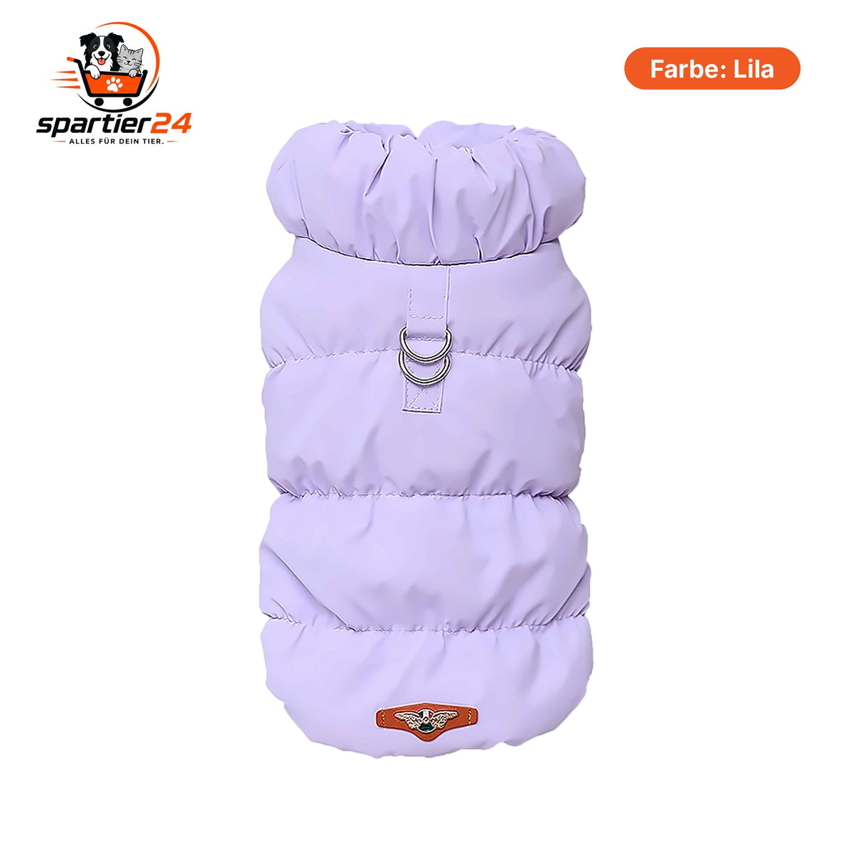 Gefütterte Winterjacke für kleine Hunde & Katzen – Hundejacke für Kälte und Nässe