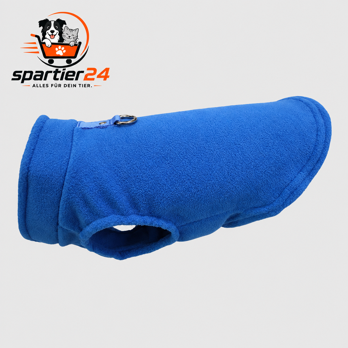 Fleece-Weste mit D-Ring für kleine Hunde & Katzen – Hundepullover für kühle Tage