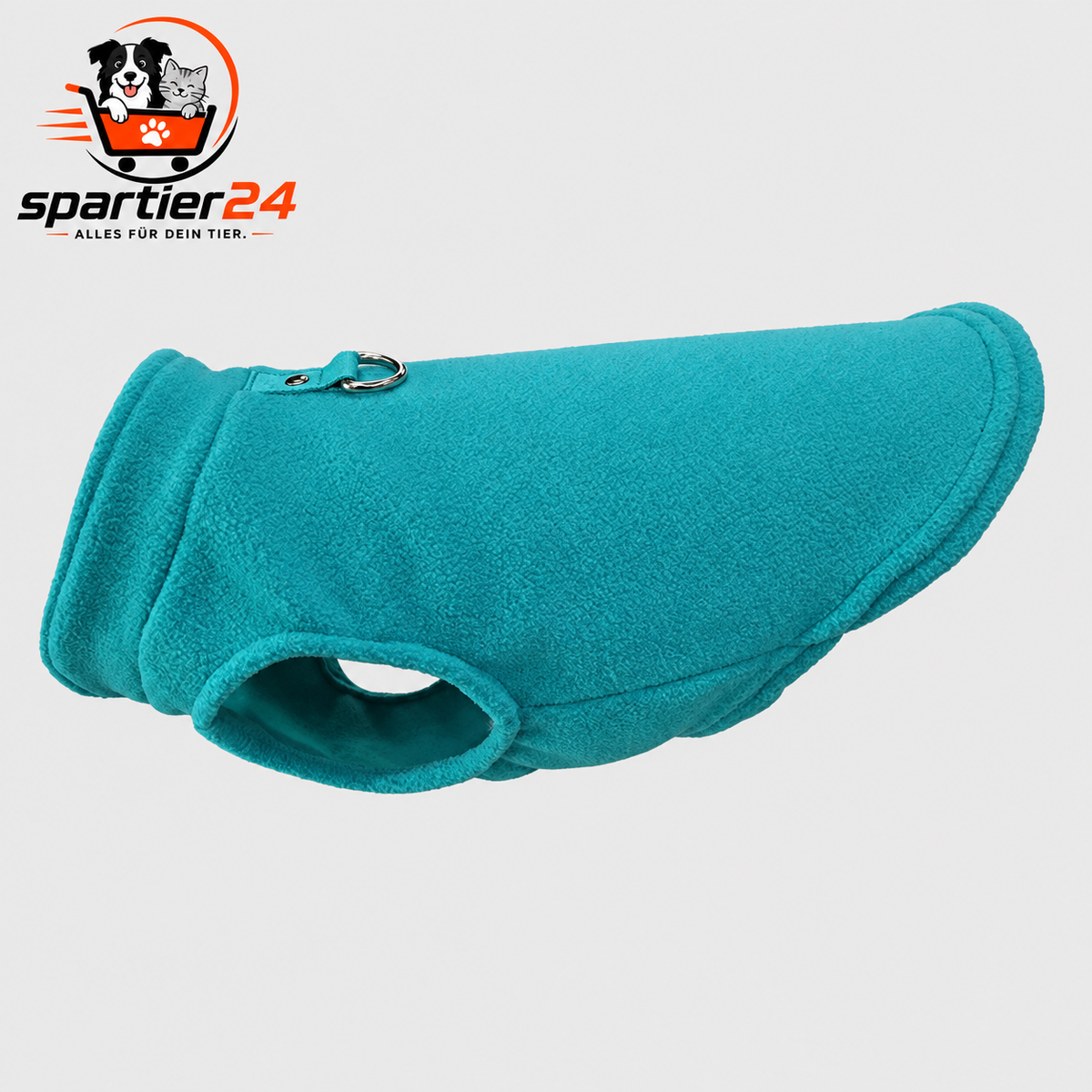 Fleece-Weste mit D-Ring für kleine Hunde & Katzen – weich und warm