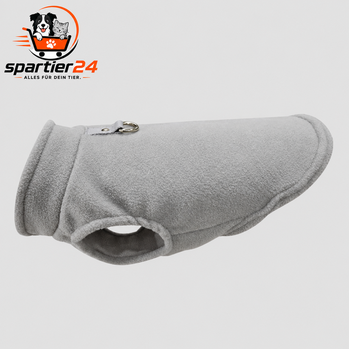 Fleece-Weste mit D-Ring für kleine Hunde & Katzen – weich und warm