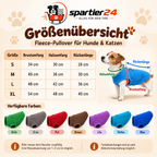 Fleece-Weste mit D-Ring für kleine Hunde & Katzen – weich und warm