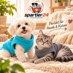 Fleece-Weste mit D-Ring für kleine Hunde & Katzen