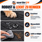 Wasserdichter Autositzbezug für Hunde, Rückbank – rutschfeste Hundedecke fürs Auto