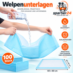 Hygieneunterlagen für Hunde & Katzen, 100 Stück – für Welpentraining