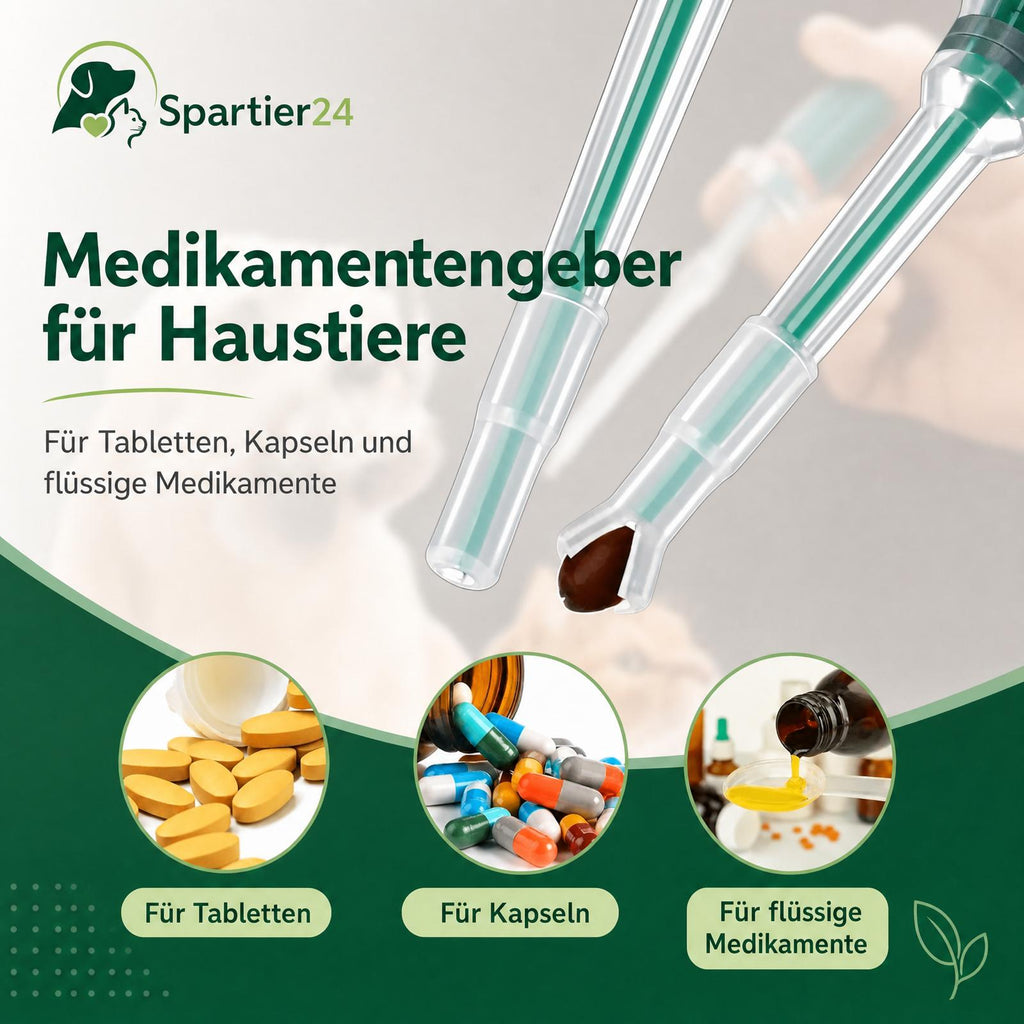 Tablettengeber für Hunde & Katzen – Medikamente stressfrei geben