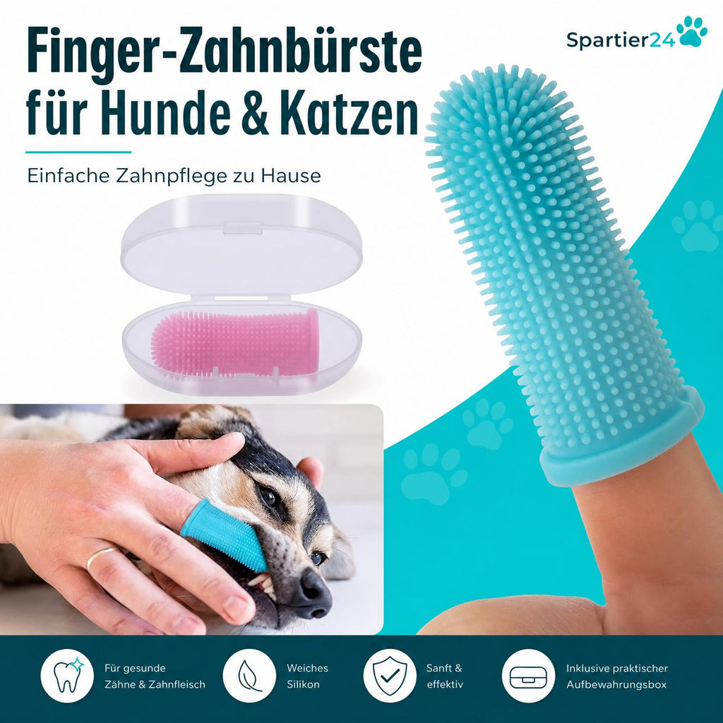 360°-Zahnbürste für Hunde & Katzen