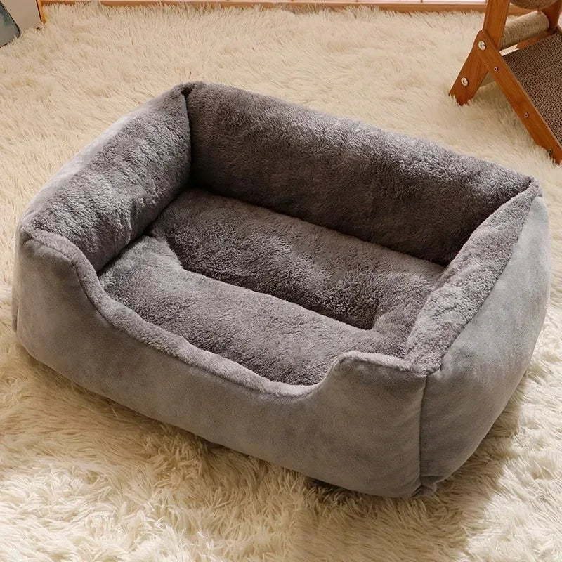 Plüschbett für Katzen & kleine Hunde – Hundebett für kleine Hunde